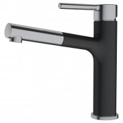 Змішувач для кухні Franke Centro з лійкою що висувається онікс 115.0621.546