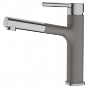 Змішувач для кухні Franke Centro з лійкою що висувається сірий камінь 115.0621.548