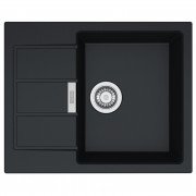 Мийка для кухні Franke Sirius S2D 611-62 62х50 см Tectonite чорний 143.0627.288