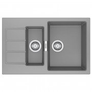 Мийка для кухні Franke Sirius S2D 651-78 78х50 см Tectonite сірий 143.0632.391