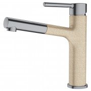 Смеситель для кухни Franke Centro с выдвигающейся лейкой бежевый 115.0621.550