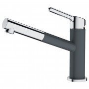 Смеситель для кухни Franke Orbit Pull Out с выдвижной лейкой графит 115.0623.134
