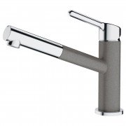 Смеситель для кухни Franke Orbit Pull Out с выдвижной лейкой серый камень 115.0623.141