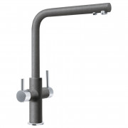 Смеситель для кухни Franke Neptune Clear Water для водопроводной и фильтрованной воды серый камень 115.0627.653