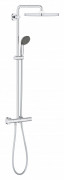 Душова система Grohe Vitalio Start 250 CUBE з термостатом хром 26697000