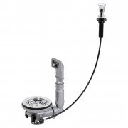 Вентиль-эксцентрик с переливом для кухонных моек Franke пластик/нержавеющая сталь 112.0158.424