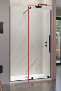 Створка душевой двери Radaway Furo Black DWJ 120 L раздвижная 62,2х200 см левая черный/прозрачное стекло 10107622-54-01L