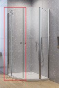 Душевая дверь Radaway Eos PDD II 90х195 см распашная левая хром/прозрачное стекло 13799471-01L