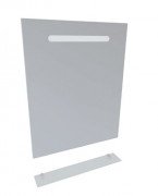 Зеркало в ванную комнату Radaway Laura 80x75 см c LED подсветкой и полочкой D2101-8075