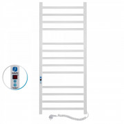 Электрический полотенцесушитель Navin Классик Квадро 500х1200 Digital правый окрашенная сталь белый 12-116052-5012