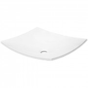 Раковина для ванної Fancy Marble Natura 47,6х37 см штучний камінь білий матовий 0105103