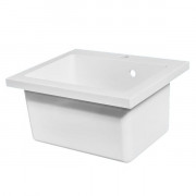 Раковина для ванной Fancy Marble Tina 50,2х41,4 см искусственный камень белый матовый 6805103