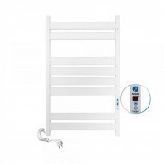Электрический полотенцесушитель Navin Largo 500х800 Digital левый окрашенная сталь белый бархат 12-844152-5080
