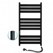 Рушникосушарка електрична NAVIN Largo 500х1000 Digital права пофарбована сталь чорний муар 12-244052-5010