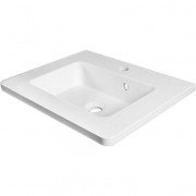 Раковина для ванной Fancy Marble Annabelle 50х42 см искусственный камень белый матовый 4005103