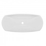 Раковина для ванної Fancy Marble Quant 79,5х39,5 см штучний камінь білий матовий 7606103