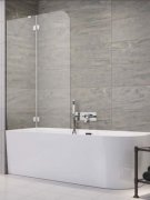 Шторка для ванни Radaway Torrenta PND II 100х150 см ліва профіль хром скло прозоре 12011202-101L