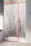 Створка душевой двери Radaway Arta QL DWS 70-150 L распашная левая хром плюс/прозрачное стекло 10102504-03-01L