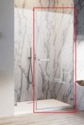 Створення душових дверей Radaway Arta QL DWS 70-150 R права хром плюс/прозоре скло 10102504-03-01R