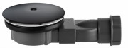 Сифон для душевого поддона Radaway Slim Black черный R400B