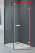 Душові двері Radaway Arta KDJ I 80х200 см права хром плюс/прозоре скло 1386081-03-01R