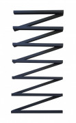 Сушка для рушників водяна Genesis-Aqua ZigZag 80x53 см чорний  GA-4201