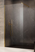Стінка фронтальна душова Radaway Modo New Gold II 100-140×150-200 золото/прозоре скло 389905-09-01