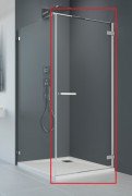 Душові двері Radaway Arta KDJ I 90х200 см права хром плюс/прозоре скло 1386082-03-01R
