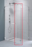 Неподвижный элемент душевой двери Radaway Arta KDS I 50х200 см хром плюс/прозрачное стекло 1386105-03-01