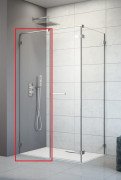 Неподвижный элемент душевой двери Radaway Arta KDS II 41.5х200 см хром плюс/прозрачное стекло 1386103-03-01