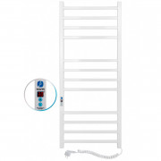 Рушникосушарка електрична NAVIN Loft 500х1200 Digital права пофарбована сталь білий 12-143052-5012