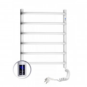 Электрический полотенцесушитель Navin Симфония 480х600 правый сенсор с таймером окрашенная сталь белый 12-009033-4860