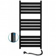 Рушникосушарка електрична NAVIN Largo 500х1200 Digital права пофарбована сталь чорний муар 12-244052-5012