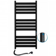 Рушникосушарка електрична NAVIN Largo 500х1200 Digital ліва пофарбована сталь чорний муар 12-244152-5012