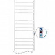 Рушникосушарка електрична NAVIN Loft 500х1200 Digital ліва пофарбована сталь білий 12-143152-5012