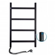 Электрический полотенцесушитель Navin Nordic 500х800 Digital левый окрашенная сталь черный муар 12-241152-5080
