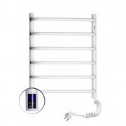 Рушникосушарка електрична NAVIN Симфонія 480х600 права сенсор з таймером пофарбована сталь білий 12-009033-4860