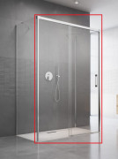 Душевая дверь Radaway Idea KDJ+S 150х200.5 см раздвижная левая хром/прозрачное стекло 10116150-01-01L