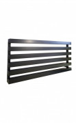 Радиатор отопления Genesis-Aqua Ascania 60х120 см нержавеющая сталь черный GA-209001