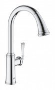 Змішувач для кухні Grohe Gloucester одноважільний з висувною лійкою хром 30422000