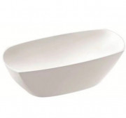 Ванна зі штучного каменю Fancy Marble Albert 174,2х77,7 см білий матовий 10175103