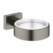 Тримач для склянки/мильниці/дозатора Grohe Essentials Cube темний матовий графіт 40508AL1