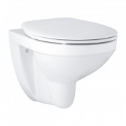 Унитаз подвесной Grohe Bau Ceramic 36,8х53,1 см с крышкой керамика альпин-белый 39497000