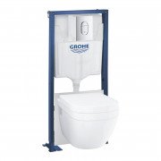 Комплект інсталяції Grohe Solido 5в1 з унітазом Euro Ceramic Rimless Soft close 39697000