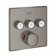 Термостат для душу прихованого монтажу Grohe Grohtherm SmartControl темний матовий графіт 29126AL0