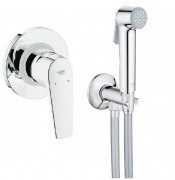Гигиенический душ со смесителем скрытого монтажа Grohe BauFlow с Tempesta-F Trigger Spray хром UA12164600