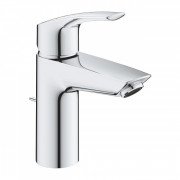 Смеситель для раковины Grohe Eurosmart с донным клапаном хром 33265003
