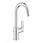 Смеситель для раковины Grohe Eurosmart с донным клапаном хром 23537003