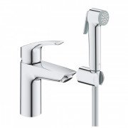 Змішувач для раковини Grohe Eurosmart з гігієнічним душем хром 23124003