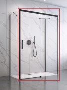 Душевая дверь Radaway Idea Black KDJ+S 100х200.5 см раздвижная правая черный/прозрачное стекло 10116100-54-01R